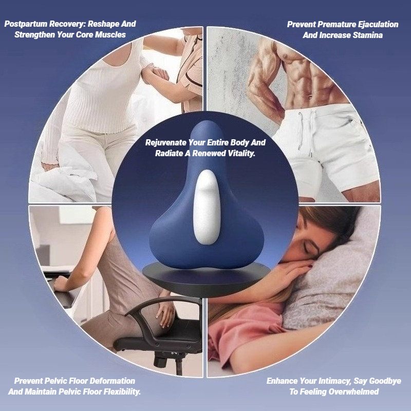 Electric Pelvic Floor Trainer Cushion For Men Kegel Muscle Strengthener 2