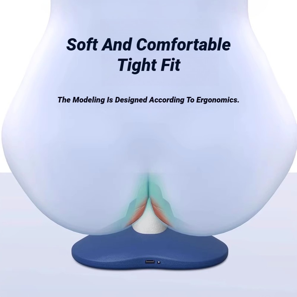 Electric Pelvic Floor Trainer Cushion For Men Kegel Muscle Strengthener 4