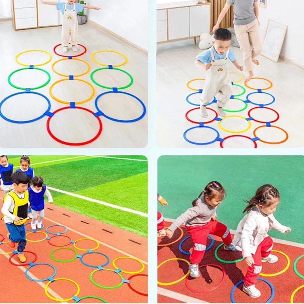 Piece Agility Training Rings Set For Speed Drills Football Training Equipment 3