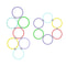 Piece Agility Training Rings Set For Speed Drills Football Training Equipment 4