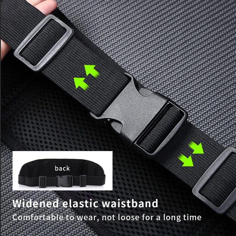 UltraSlim Running Waist Bag Waterproof Phone Pouch Fitness Belt For Travel And Workouts 3