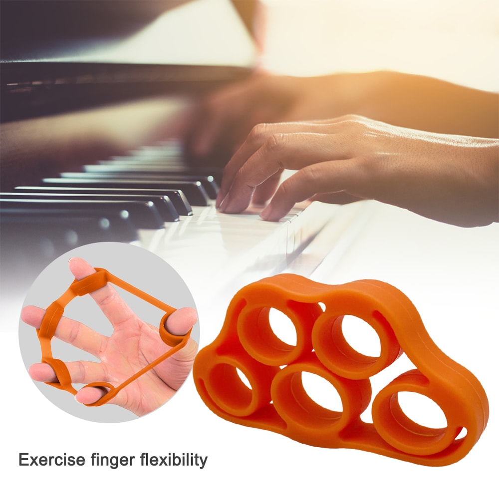 Finger Strength Trainer Silicone Hand Grip Exerciser For Fitness And Rehab 3