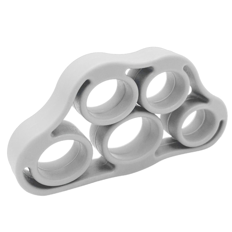 Finger Strength Trainer Silicone Hand Grip Exerciser For Fitness And Rehab 7