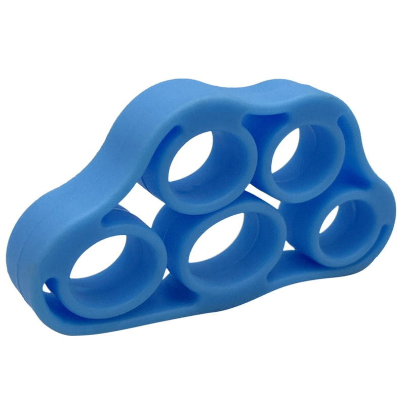 Finger Strength Trainer Silicone Hand Grip Exerciser For Fitness And Rehab 11