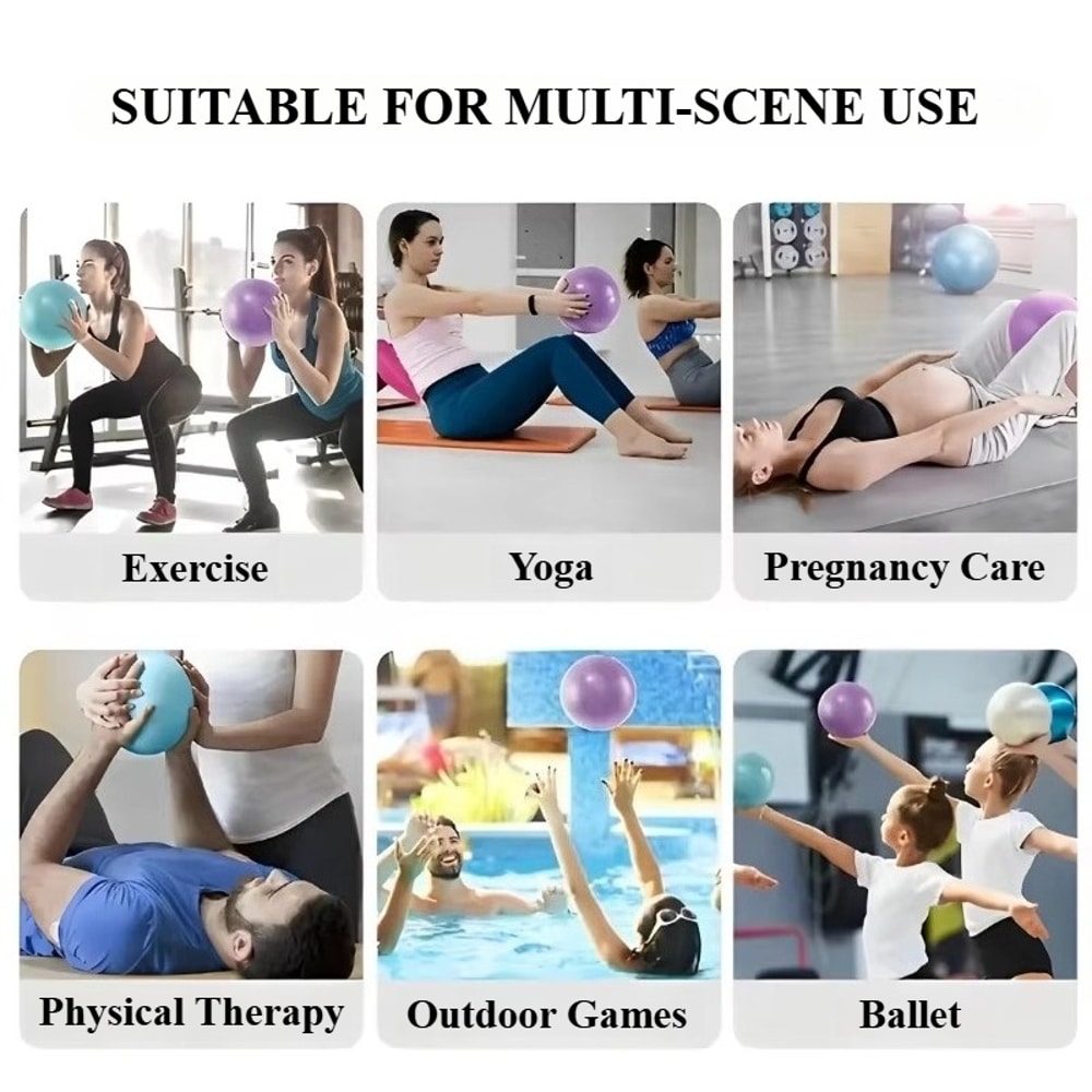 Mini Stability Balance Ball for Pilates Core Workout Therapy Fitness Training