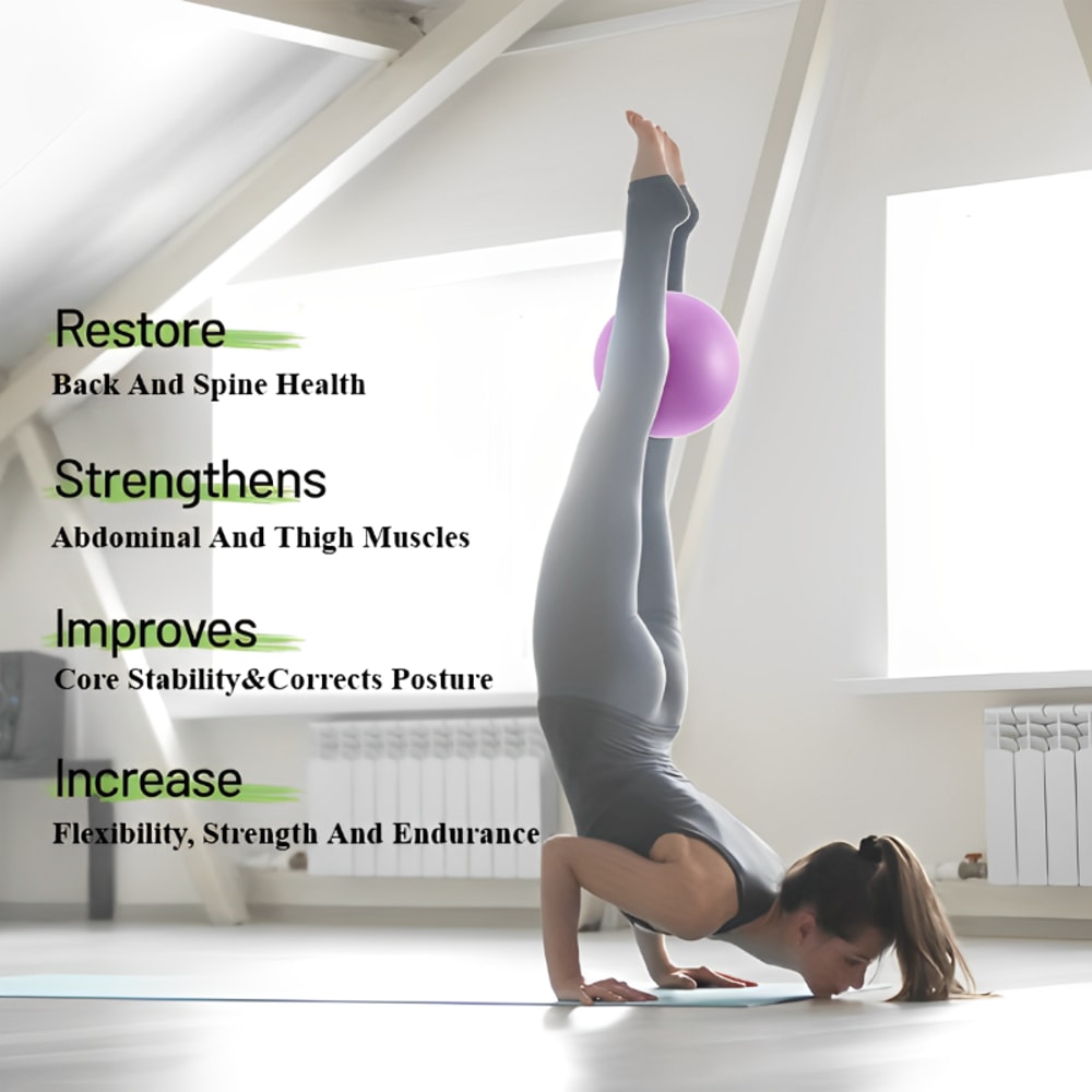 Mini Stability Balance Ball for Pilates Core Workout Therapy Fitness Training