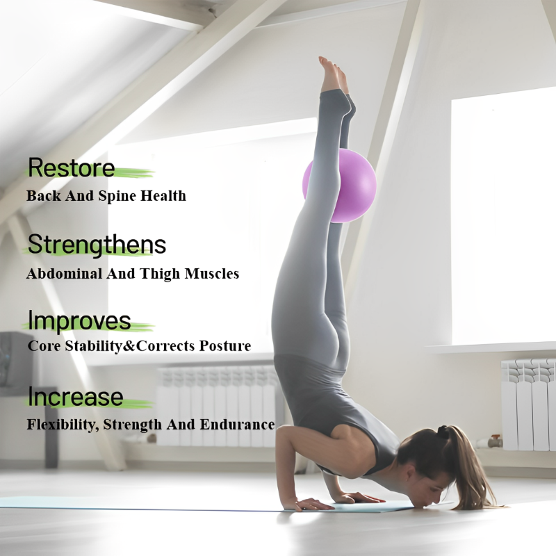 Mini Stability Balance Ball for Pilates Core Workout Therapy Fitness Training