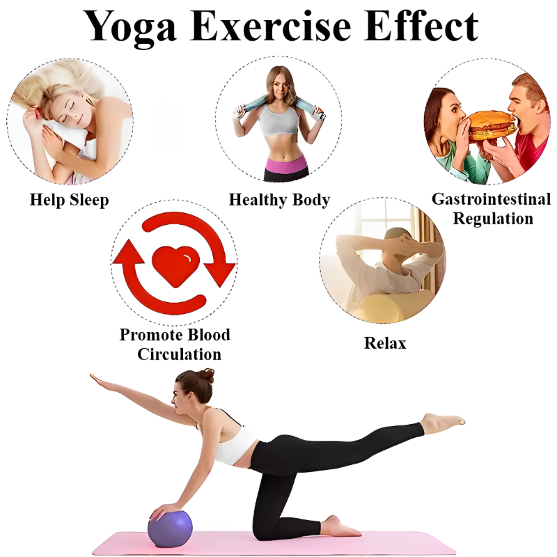 Mini Stability Balance Ball for Pilates Core Workout Therapy Fitness Training