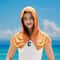 Cooling Hoodie Towel with UV Protection Quick Dry Sports Hooded Towel for Outdoor Fitness