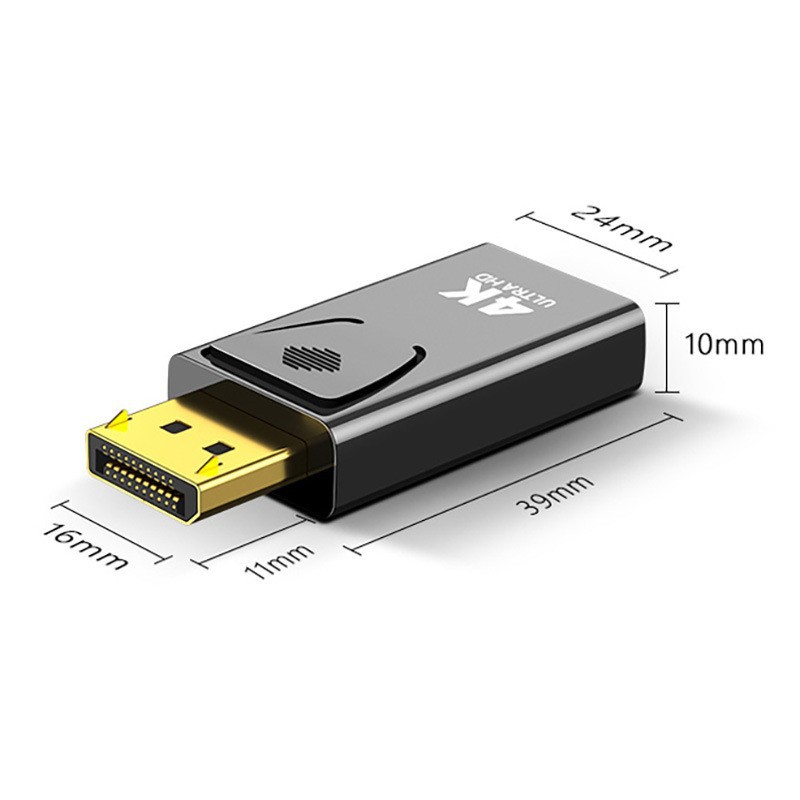 DisplayPort to HDMI Adapter Cable for Smooth Audio Video Streaming