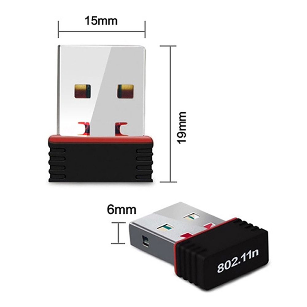 Mini USB WiFi Adapter Wireless USB Dongle for PC Fast Internet Upgrade