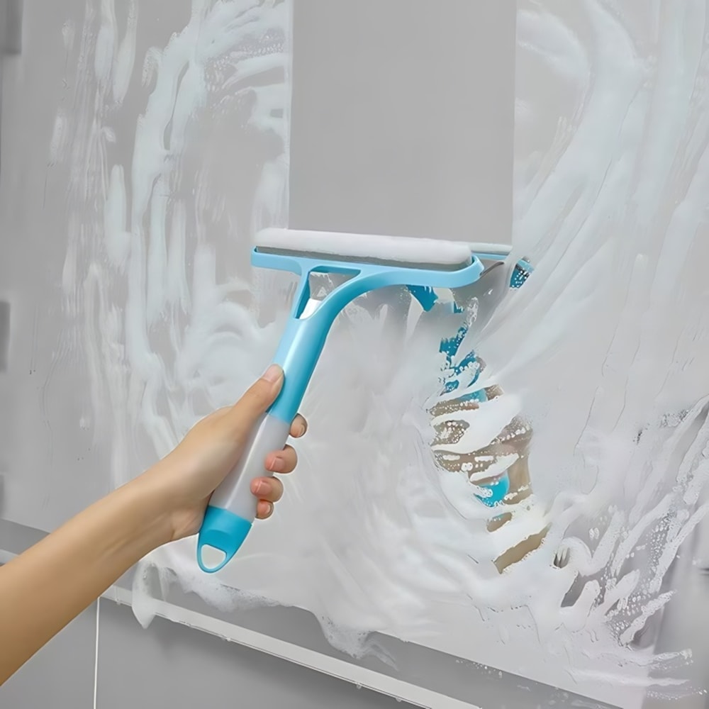 Streak Free Window Squeegee Multi Purpose Car Window Wiper with Non Slip Grip
