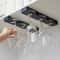Under Cabinet Wine Glass Rack No Drill Hanging Holder For Stemware Storage 0