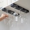 Under Cabinet Wine Glass Rack No Drill Hanging Holder For Stemware Storage 0