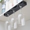 Under Cabinet Wine Glass Rack No Drill Hanging Holder For Stemware Storage 3