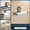 No Drill Wall Mounted Paper Towel Holder and Kitchen Storage Rack