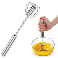 speed manual hand mixer for effortless batter, eggs & baby food prep