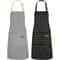Pack Striped Kitchen Apron Set Adjustable Oil Resistant Unisex Work Aprons 1