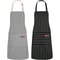 Pack Striped Kitchen Apron Set Adjustable Oil Resistant Unisex Work Aprons 1