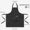 Pack Striped Kitchen Apron Set Adjustable Oil Resistant Unisex Work Aprons 3
