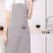 Pack Striped Kitchen Apron Set Adjustable Oil Resistant Unisex Work Aprons 6