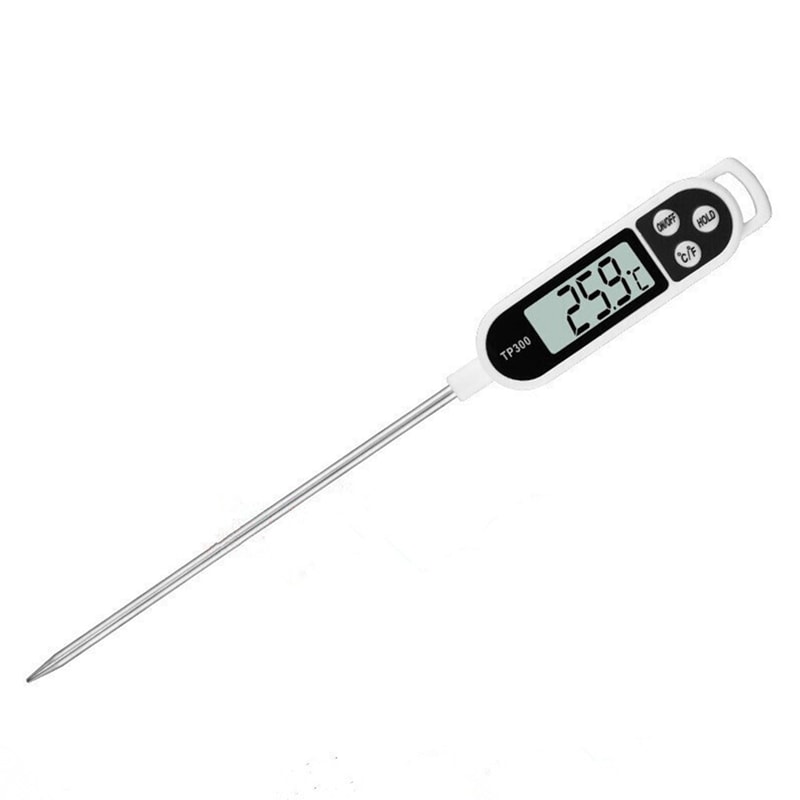 High Accuracy Instant Read Meat Thermometer with LCD for BBQ Cooking and Milk