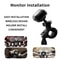 RideGuard Motorcycle TPMS Wireless Tire Pressure & Temperature Monitoring System