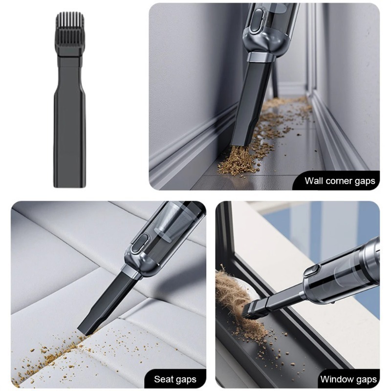 Cordless Car Vacuum Cleaner with Air Duster & Brushless Motor