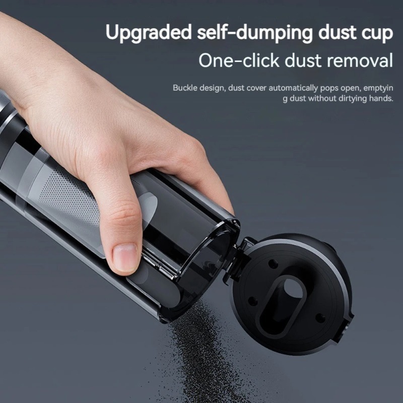 Cordless Car Vacuum Cleaner with Air Duster & Brushless Motor