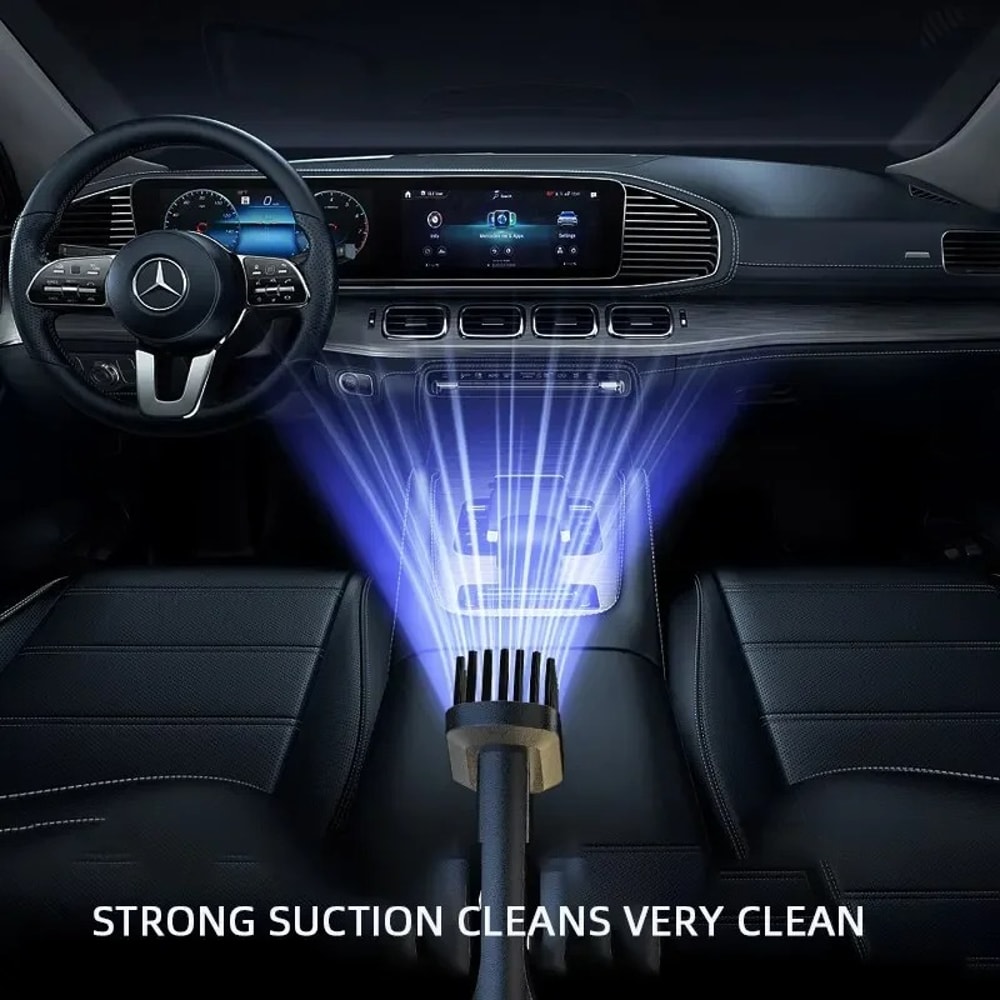 Cordless Car Vacuum Cleaner with USB Charging for Car, Home & Pet Hair Cleaning