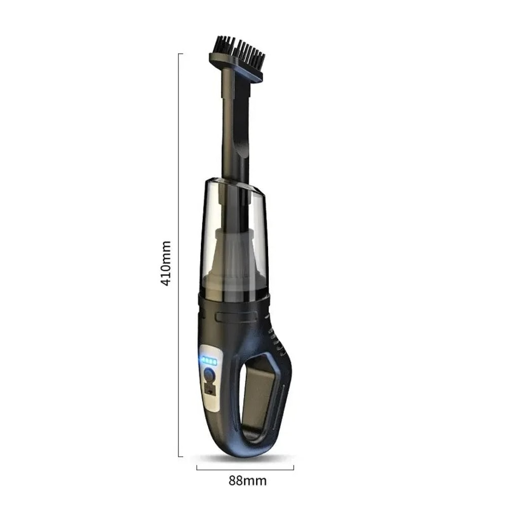 Cordless Car Vacuum Cleaner with USB Charging for Car, Home & Pet Hair Cleaning