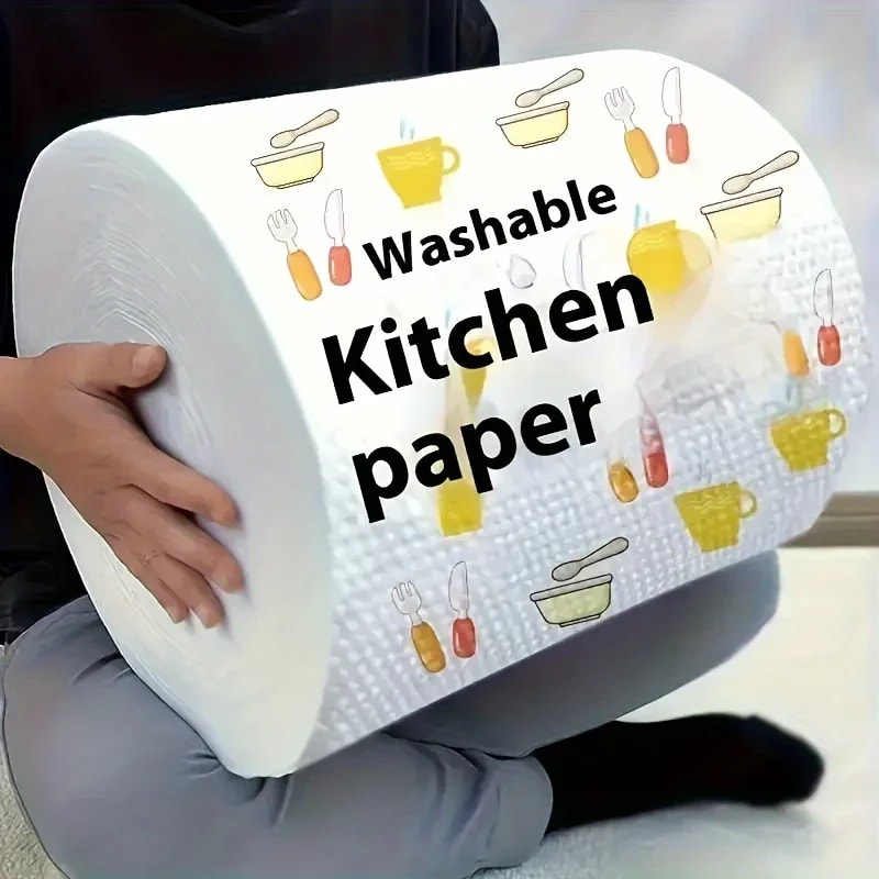 Reusable Kitchen Cleaning Cloths For Oil Free Wiping And Fast Drying 0
