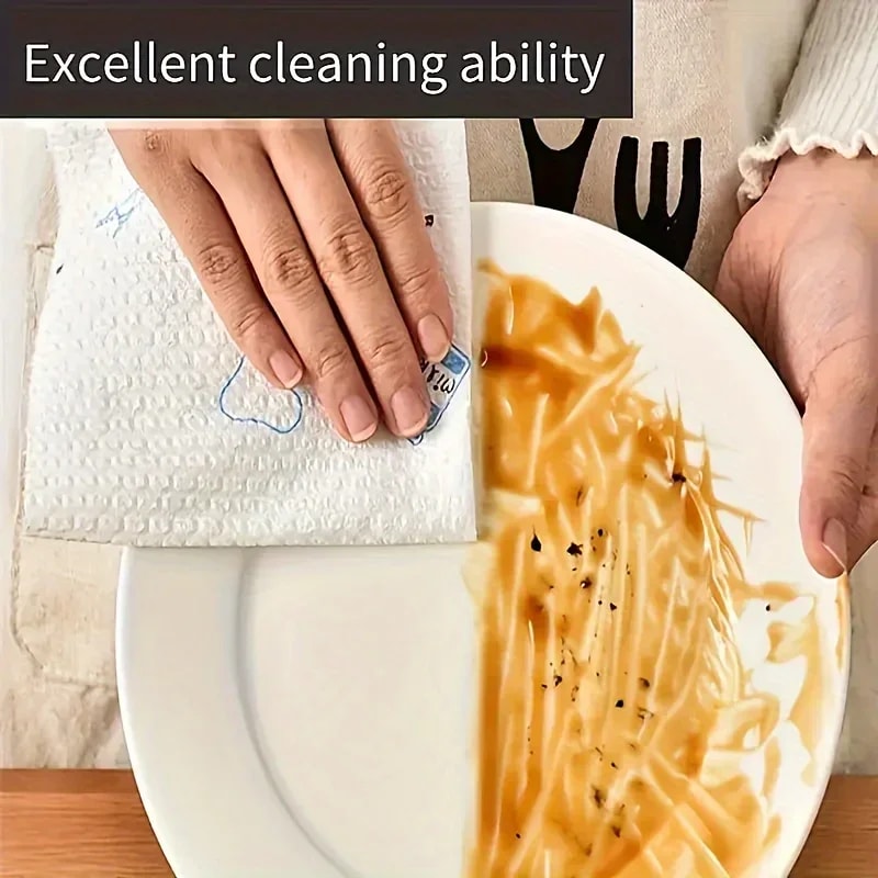 Reusable Kitchen Cleaning Cloths For Oil Free Wiping And Fast Drying 3