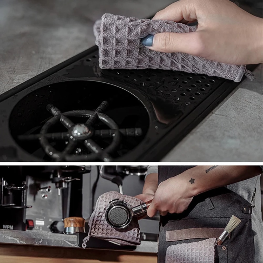 Premium Barista Towel For Coffee Machine Cleaning And Spill Control 4