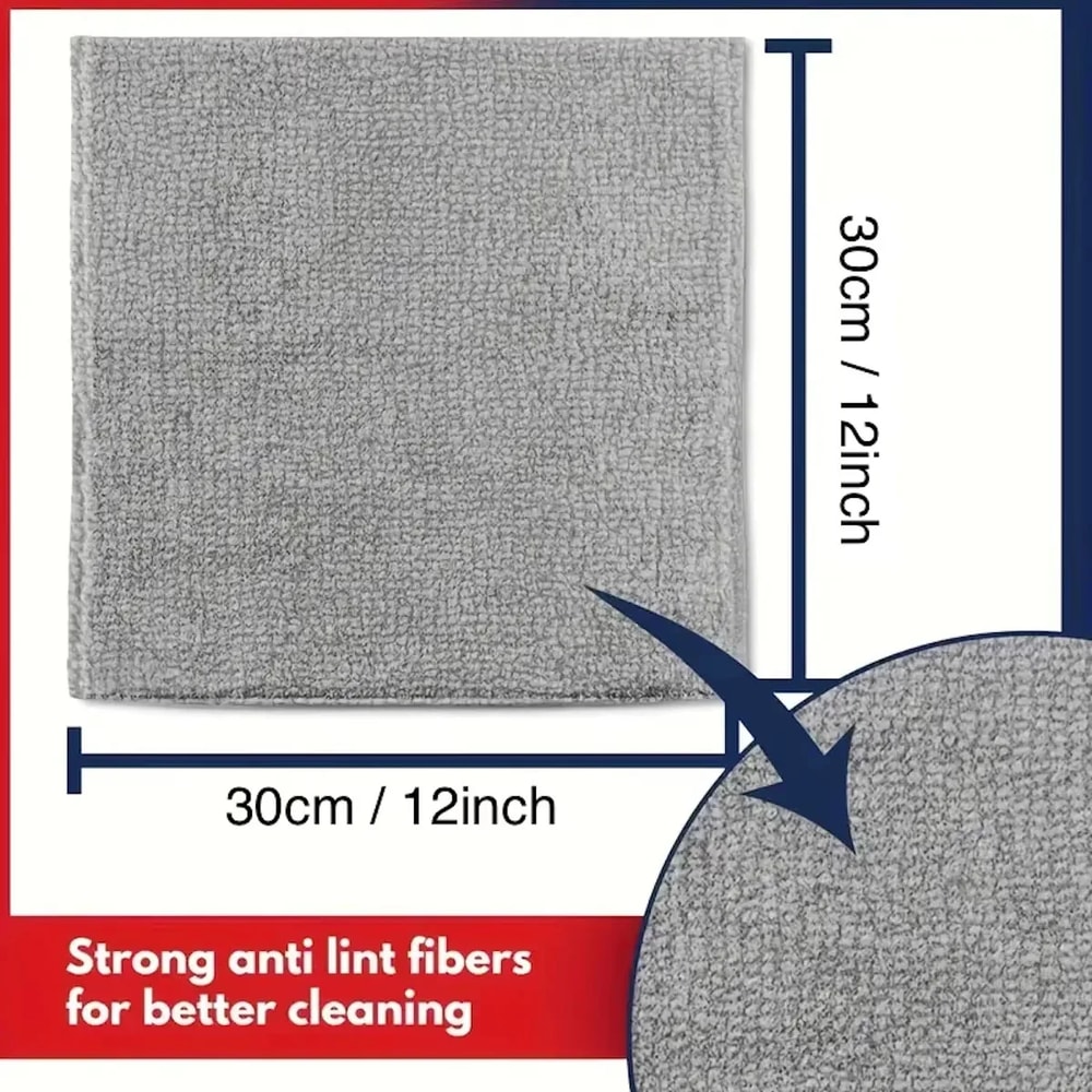 Ultra Absorbent Microfiber Cleaning Cloths Pack Reusable Kitchen Household Cleaning Towels 1
