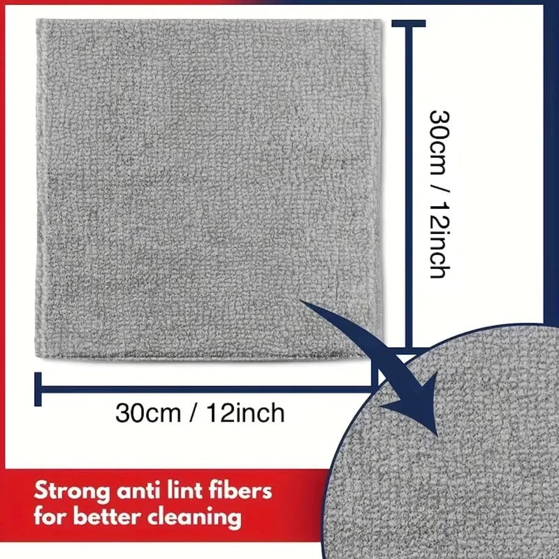 Ultra Absorbent Microfiber Cleaning Cloths Pack Reusable Kitchen Household Cleaning Towels 1