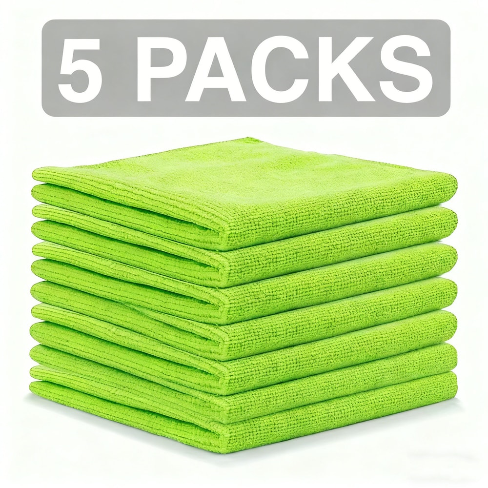 Ultra Absorbent Microfiber Cleaning Cloths Pack Reusable Kitchen Household Cleaning Towels 7