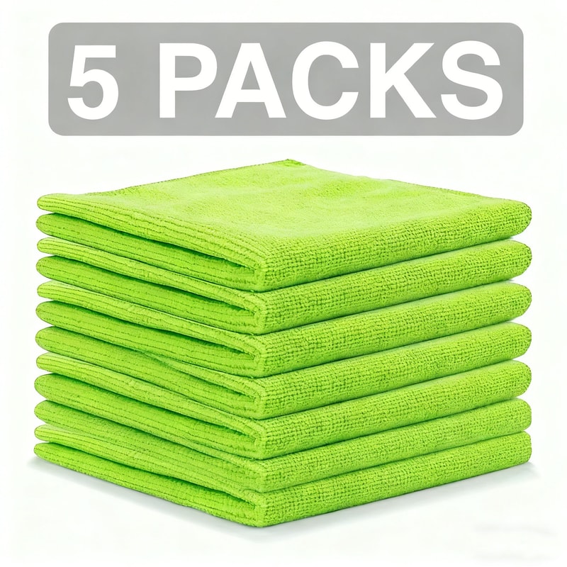 Ultra Absorbent Microfiber Cleaning Cloths Pack Reusable Kitchen Household Cleaning Towels 7