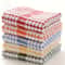 ColorBlend Reusable Kitchen Towels Set Pack Absorbent Plaid Dish Towels for Everyday Cleaning