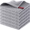 Ultra Soft Cotton Terry Dish Cloth Set, Absorbent Kitchen Cleaning Towels Pack