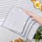 Silver Scrub Microfiber Kitchen Cloth Set For Dishes Pots Grease Cleaning 0