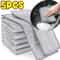 Magic Steel Wire Dishcloth Set Reusable Non Scratch Kitchen Cleaning Rags 5