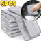 Magic Steel Wire Dishcloth Set Reusable Non Scratch Kitchen Cleaning Rags 5