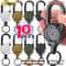 Heavy Duty Retractable Badge Reel With Carabiner Key Holder For Work Outdoor Use 1