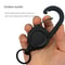 Heavy Duty Retractable Badge Reel With Carabiner Key Holder For Work Outdoor Use 2