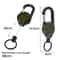 Heavy Duty Retractable Badge Reel With Carabiner Key Holder For Work Outdoor Use 5