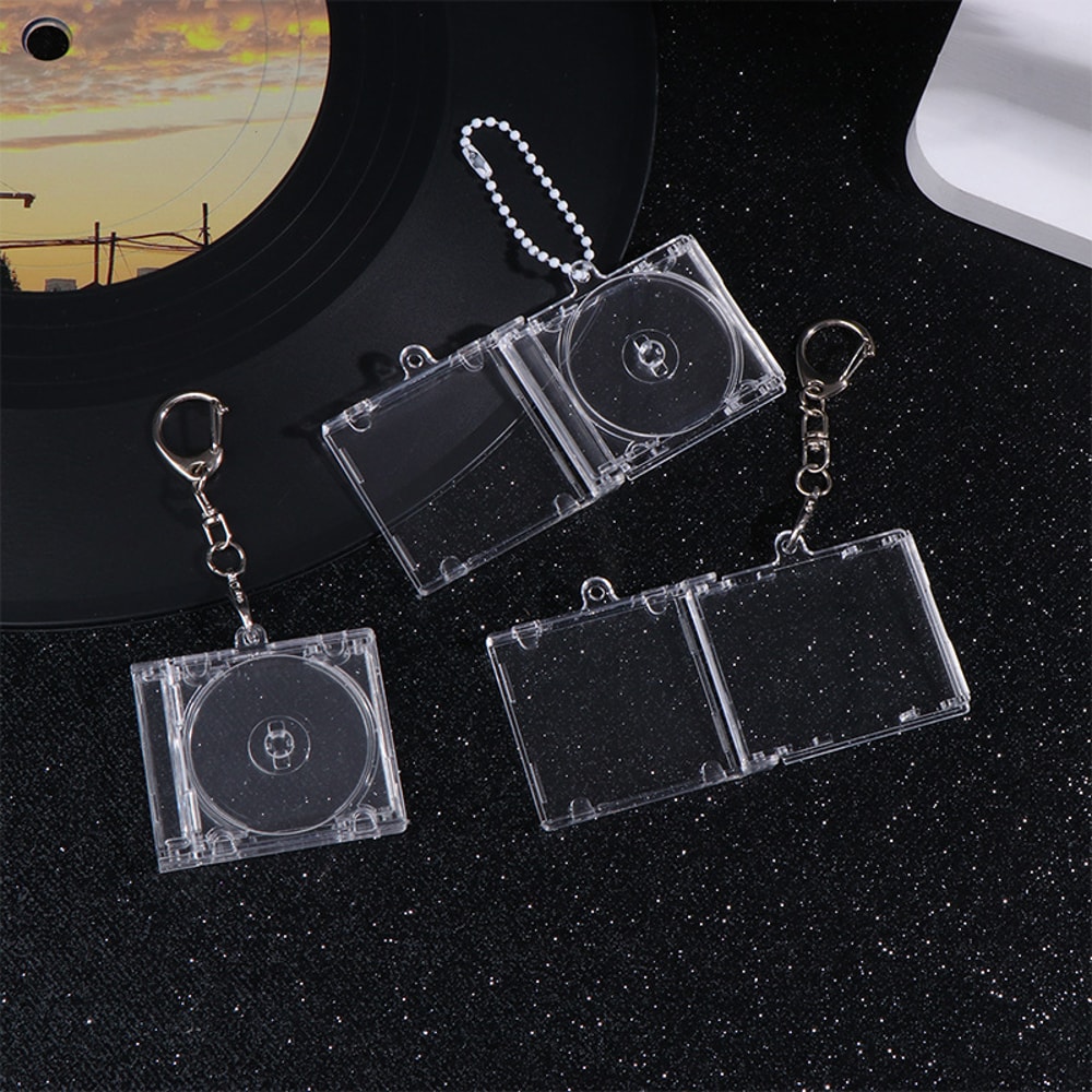 NFC Mini CD Keychain Album Holder For Bags Keys Custom Music Sharing 2