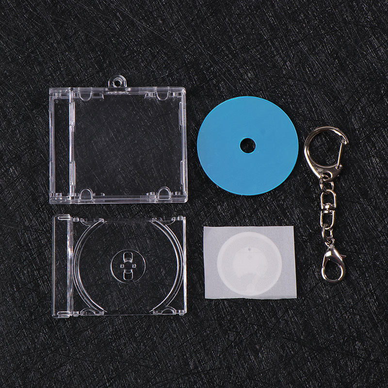 NFC Mini CD Keychain Album Holder For Bags Keys Custom Music Sharing 3