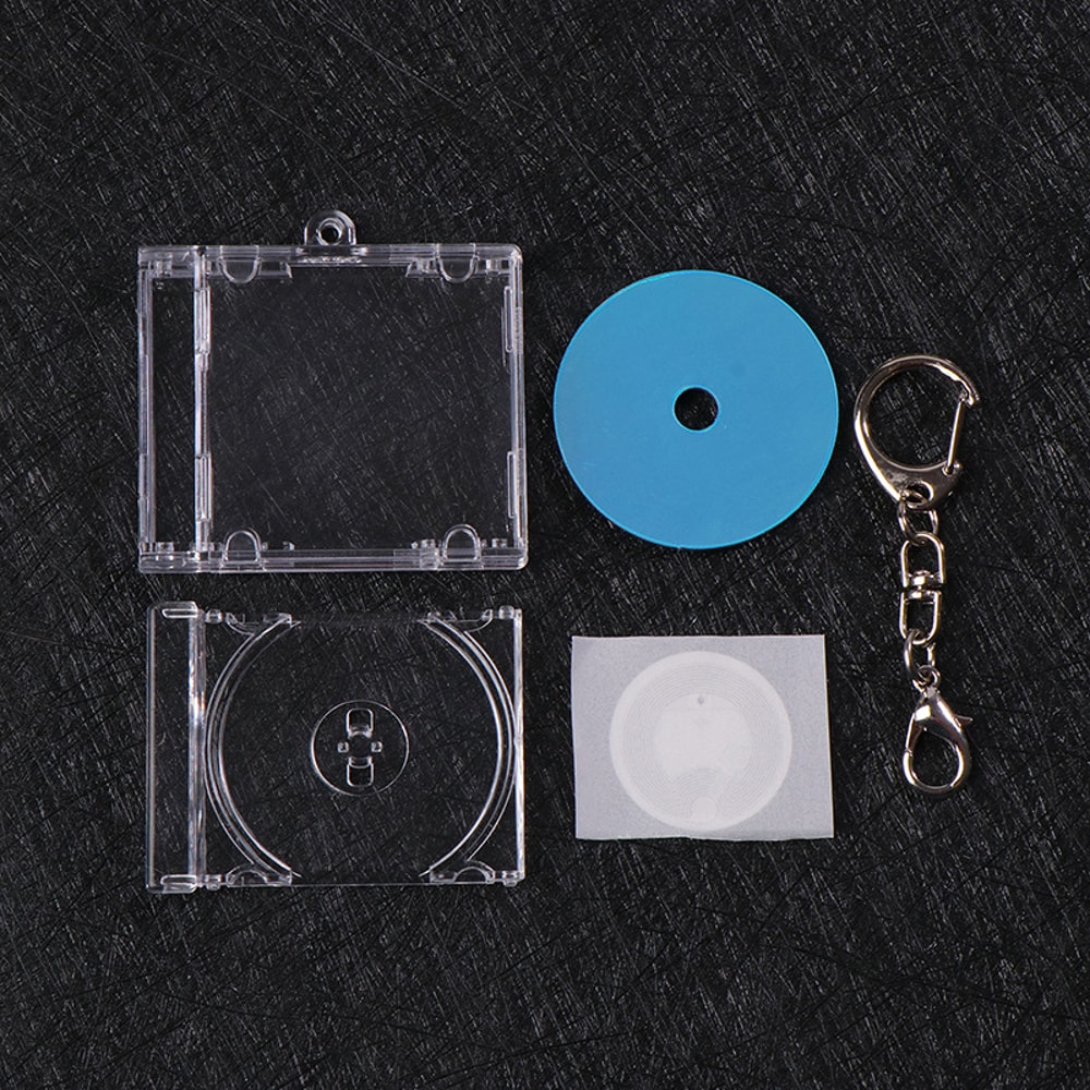 NFC Mini CD Keychain Album Holder For Bags Keys Custom Music Sharing 7