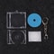 NFC Mini CD Keychain Album Holder For Bags Keys Custom Music Sharing 7